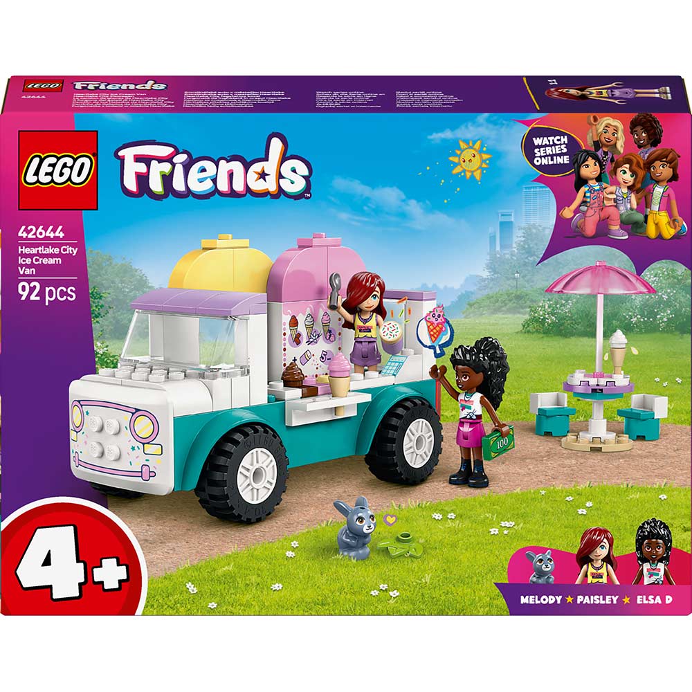 Конструктор LEGO Friends Хартлейк-Сіті Фургон з морозивом (42644)