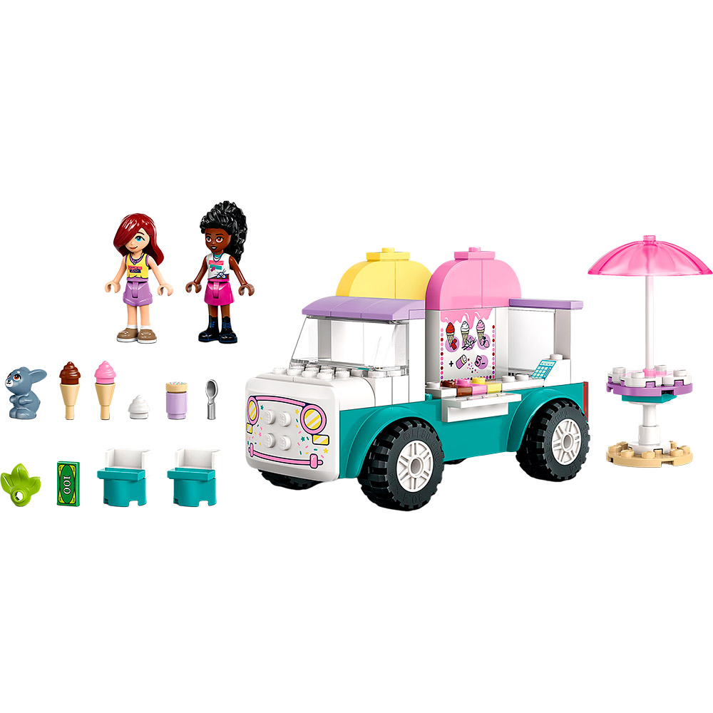 Конструктор LEGO Friends Хартлейк-Сити Фургон с мороженым (42644) Крепление блок