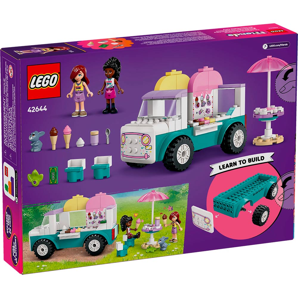 Внешний вид Конструктор LEGO Friends Хартлейк-Сити Фургон с мороженым (42644)