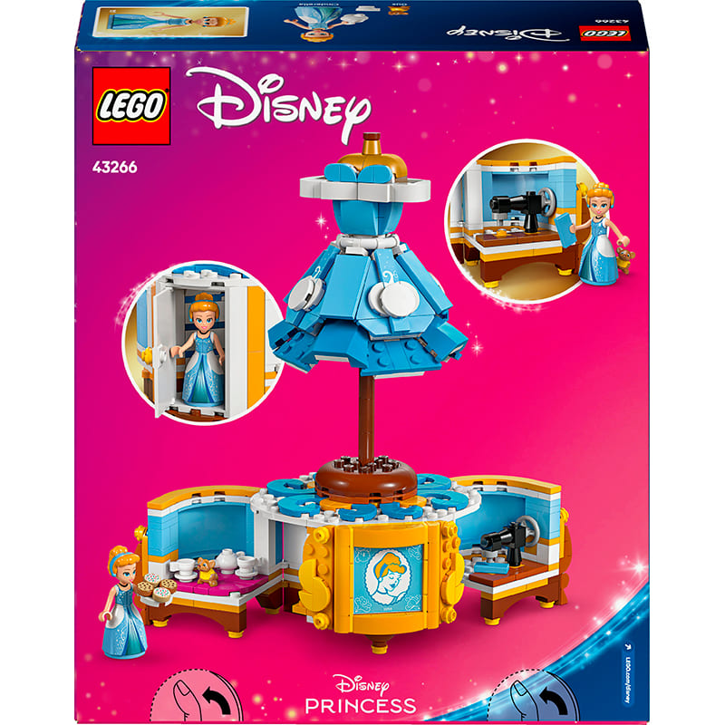 Замовити Конструктор LEGO Disney Princess Сукня Попелюшки 474 деталі (43266)