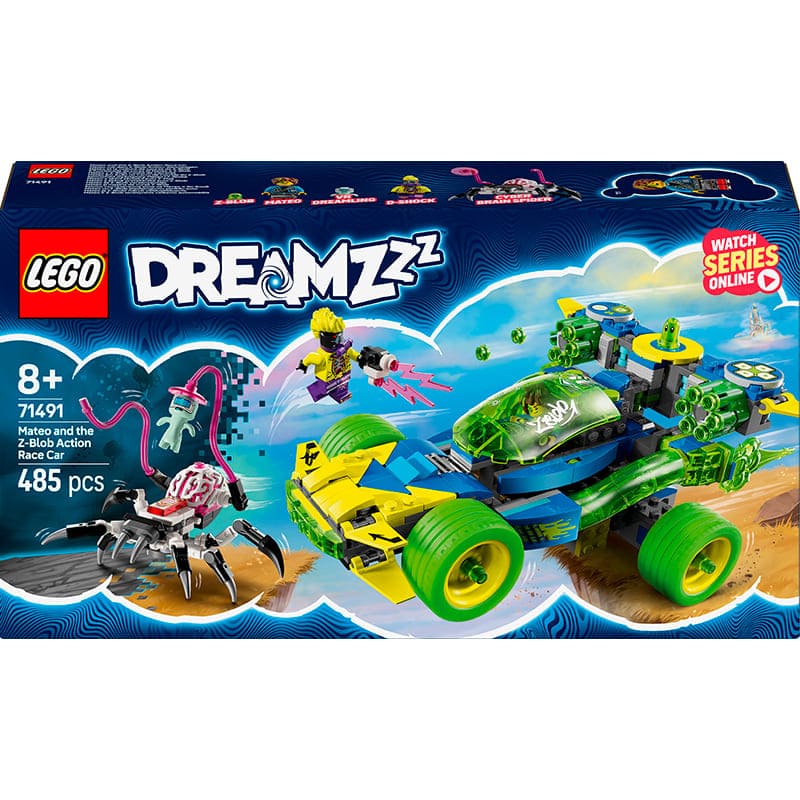 Конструктор LEGO DREAMZzzzz Матео та гоночний автомобіль Зет-Блоб 485 деталей (71491) Кріплення блок