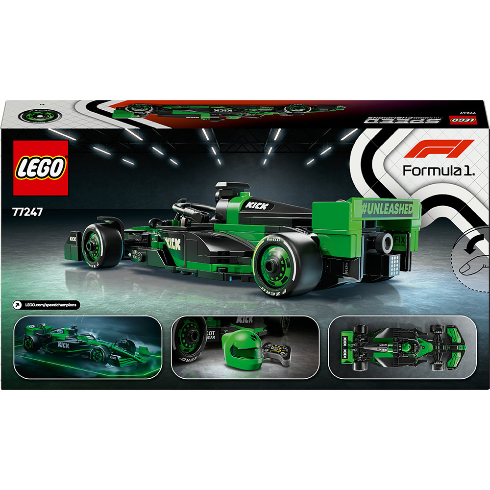 Конструктор LEGO Speed Champions Автомобіль для гонок KICK Sauber F1 Team C44 259 деталей (77247) Тематика транспорт