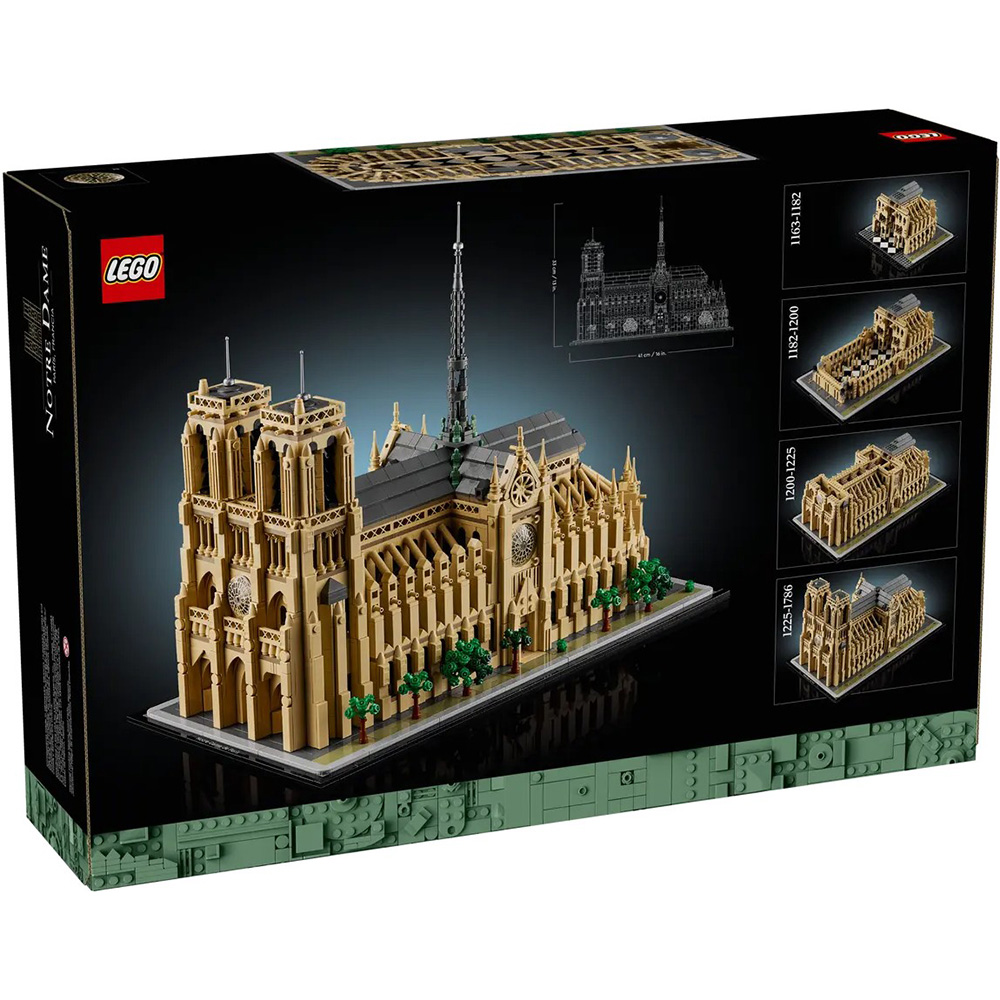 Конструктор LEGO Architecture Notre-Dame de Paris (21061) Тип класичний