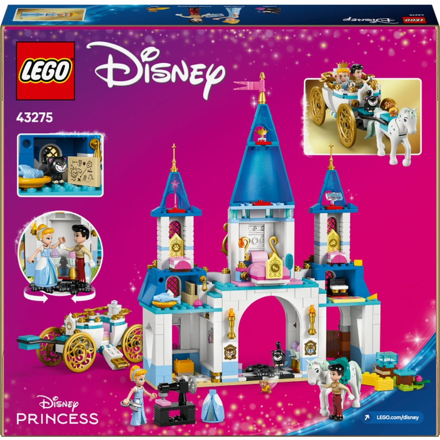 Конструктор LEGO Disney Princess Замок Попелюшки та карета 596 деталей (43275) Тип класичний