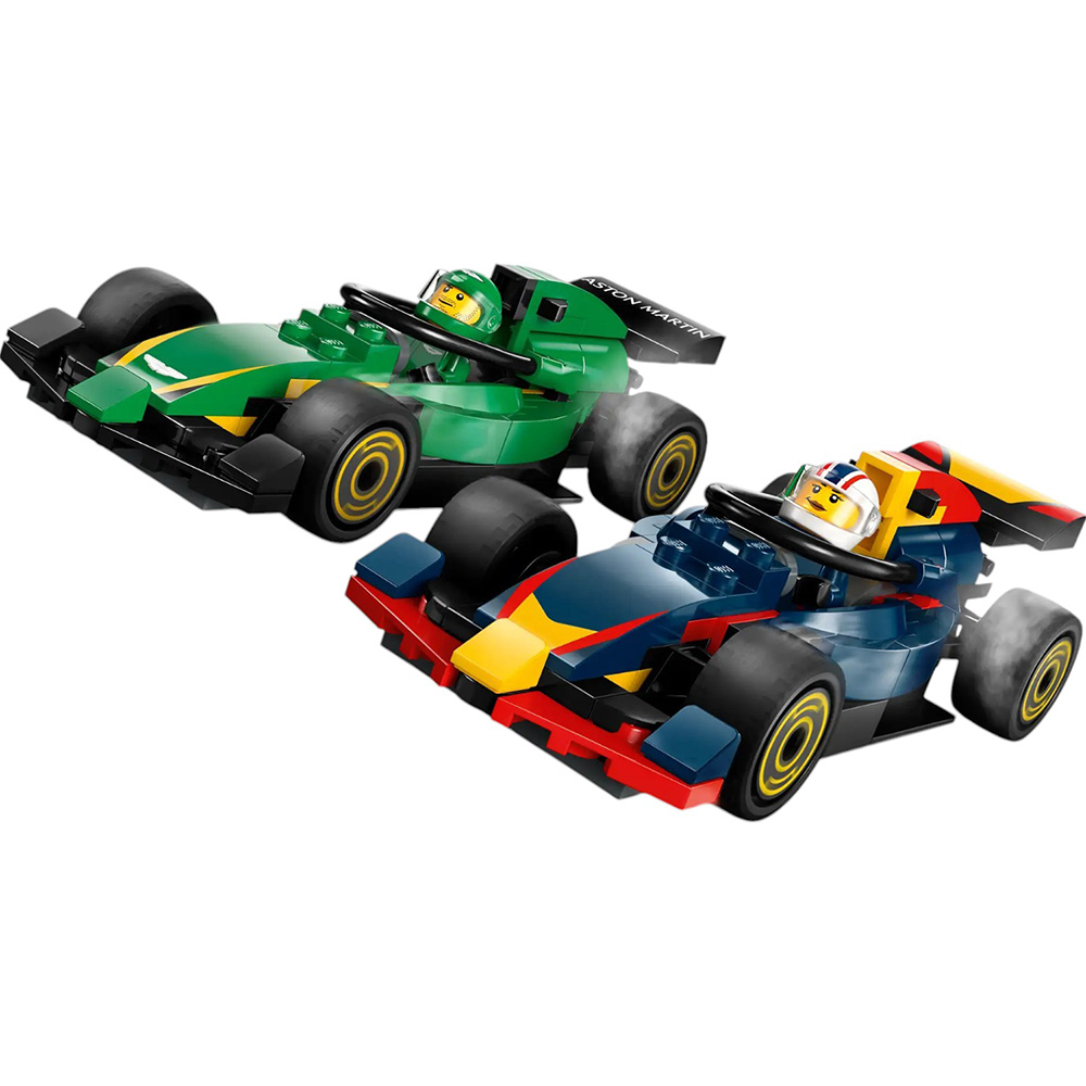 Внешний вид Конструктор LEGO City F1 Truck with RB20 and AMR24 F1 Cars (60445)