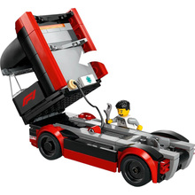 Конструктор LEGO City F1 Truck з RB20 та AMR24 F1 Cars (60445)