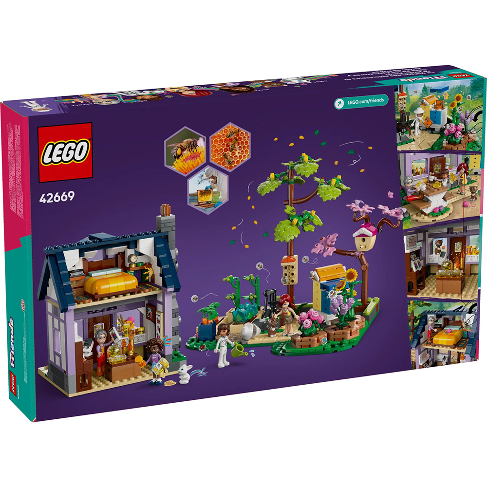 Замовити Конструктор LEGO Friends Будиночок та квітник бджолярів (42669)