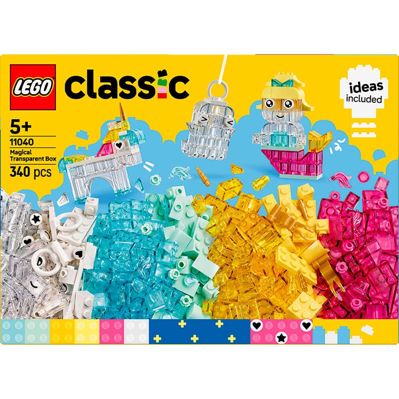 Конструктор LEGO Classic Волшебная прозрачная коробка 340 деталей (11040) Тип классический