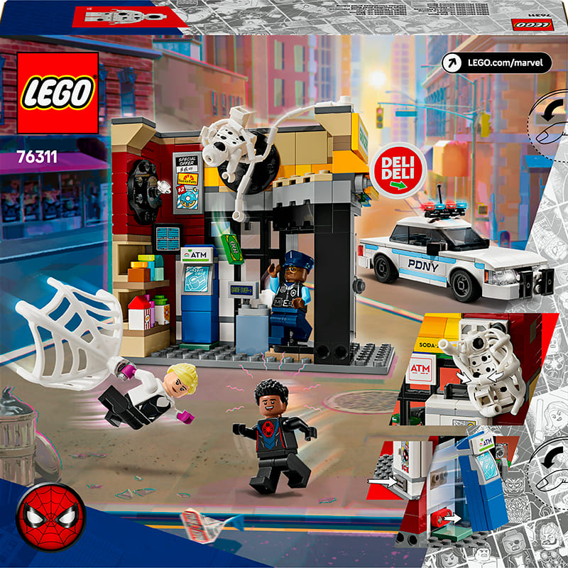 Изображение Конструктор LEGO Marvel Вселенная-паук: Майлз Моралес против Пятна 375 деталей (76311)