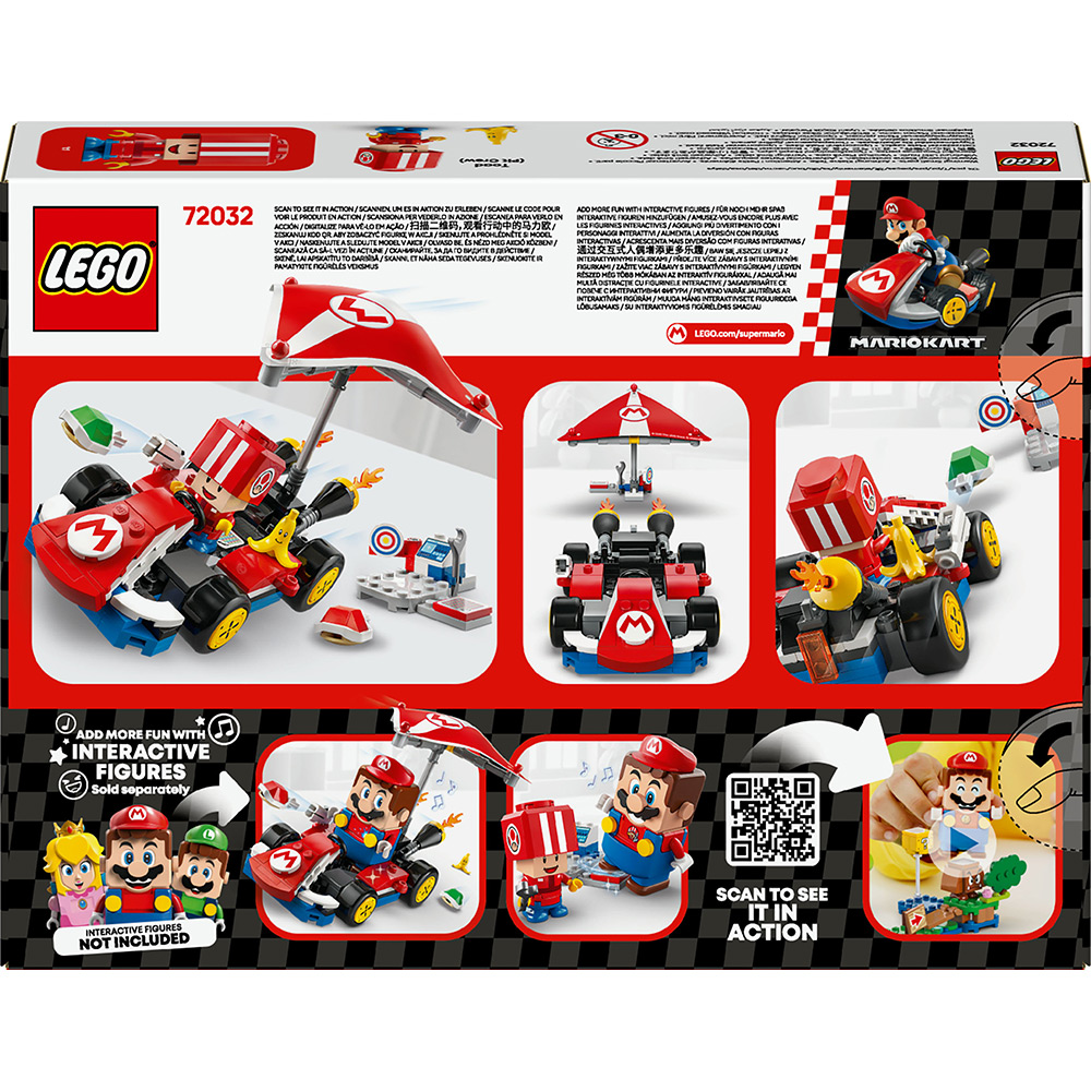 Фото Конструктор LEGO Super Mario Mario Kart - Standard Kart 174 деталі (72032)