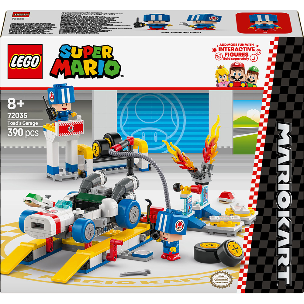 Конструктор LEGO Super Mario Mario Kart - Toad's Garage 390 деталей (72035)