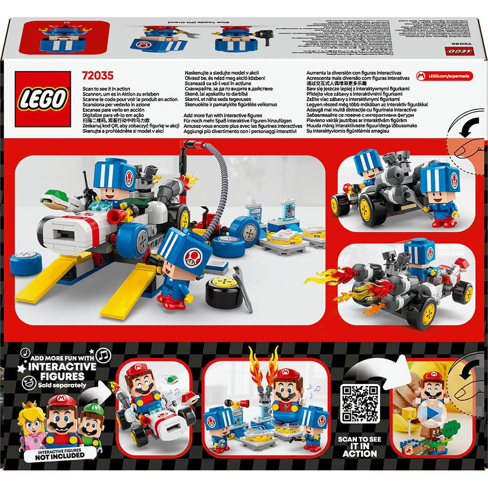 Замовити Конструктор LEGO Super Mario Mario Kart - Toad's Garage 390 деталей (72035)