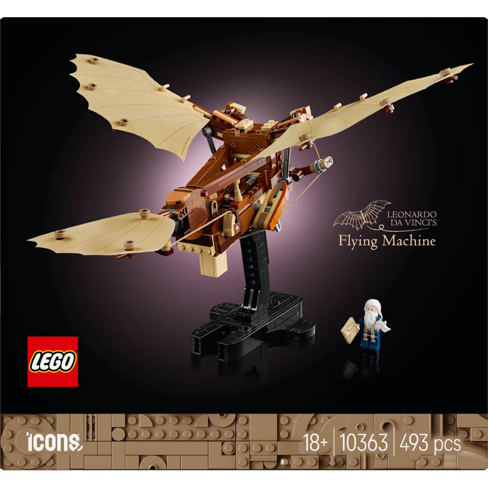 Конструктор LEGO Icons Летательный аппарат Леонардо да Винчи 493 эл (10363) Тематика транспорт