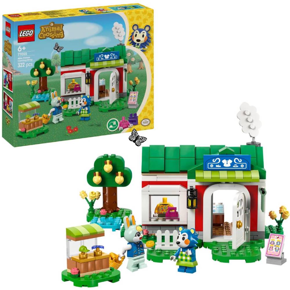 Конструктор LEGO Animal Crossing Магазин одежды, принадлежащей Able Sisters 322 эл (77055)