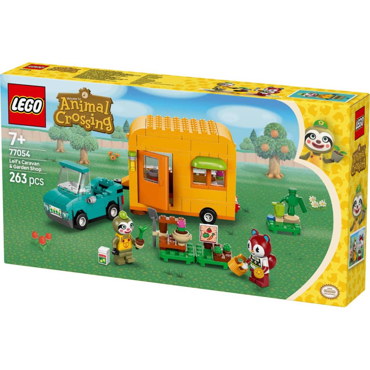 Конструктор LEGO Animal Crossing Садовый магазин и караван, принадлежащие Leif 263 эл (77054) Серия Lego Animal Crossing