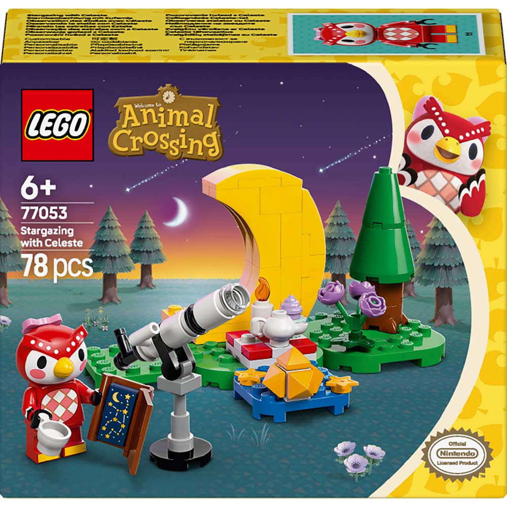 Конструктор LEGO Animal Crossing Спостереження за зірками із Celeste 78 ел (77053)
