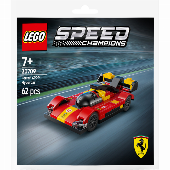 Конструктор LEGO Speed Champions Ferrari 499P 62 деталі (30709) Тип унікальні деталі