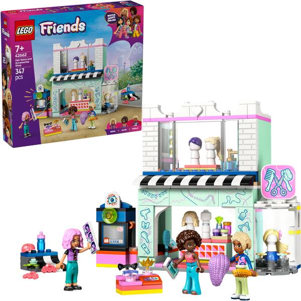 Конструктор LEGO Friends Парикмахерская и магазин аксессуаров 347 деталей (42662) Тип уникальные детали