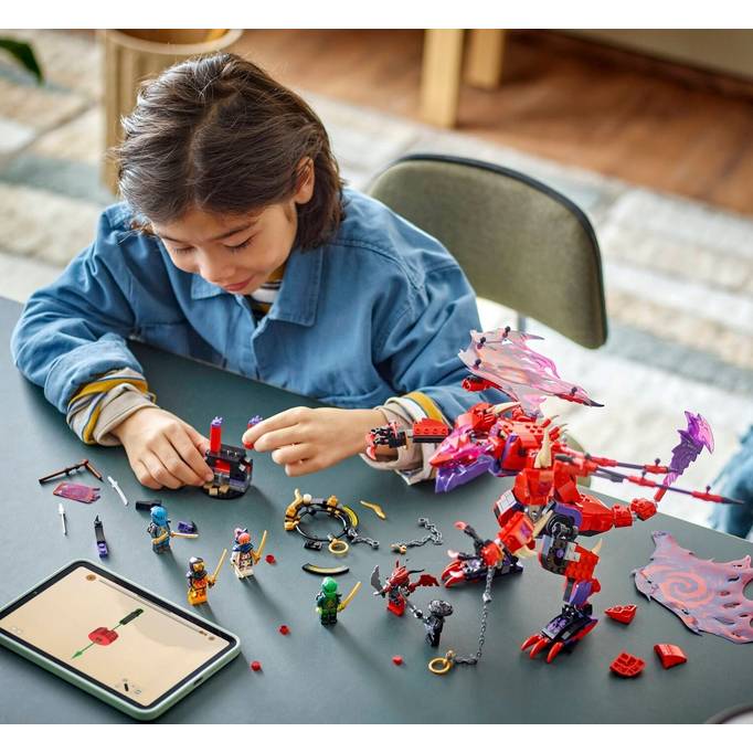 Внешний вид Конструктор LEGO Ninjago Дракон Хаоса Громозуб 668 деталей (71832)