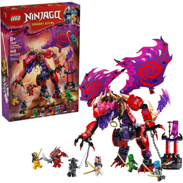 Конструктор LEGO Ninjago Дракон Хаоса Громозуб 668 деталей (71832) Тип уникальные детали