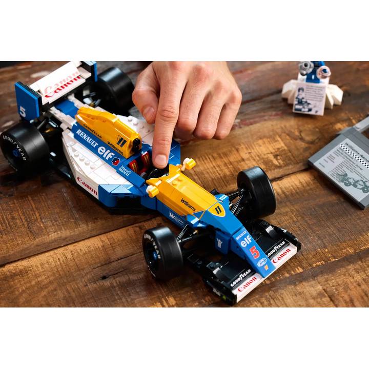 Зображення Конструктор LEGO Icons Williams Racing FW14B та Найджел Менселл 799 елементів (10353)