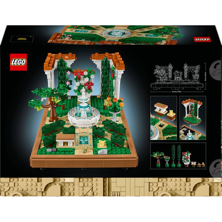 Конструктор LEGO Icons Сад фонтанов 1302 детали (10359) Тематика тематический
