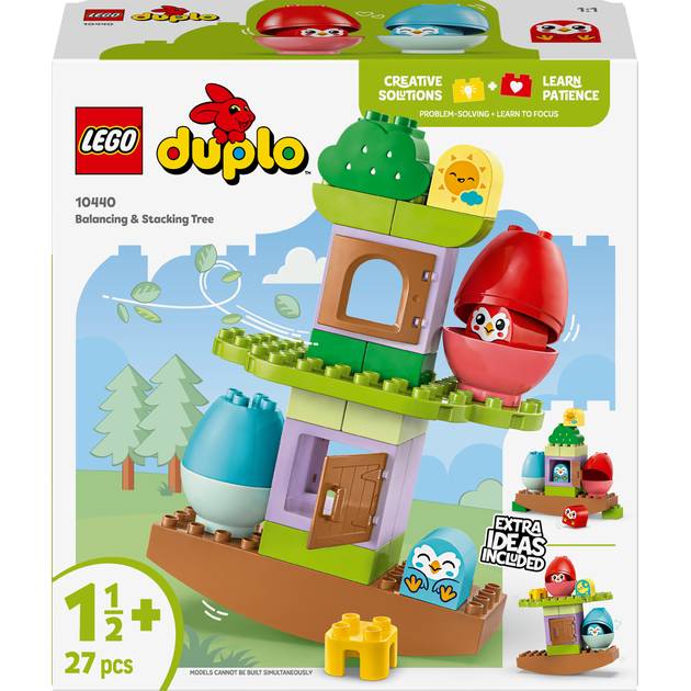 Конструктор LEGO DUPLO My First Дерево для балансування та збирання 27 деталей (10440) Тематика тематичний
