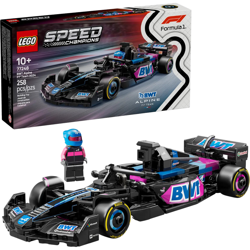 Изображение Конструктор LEGO Speed Champions Болид F1 BWT Alpine Team A524 258 элементов (77248)