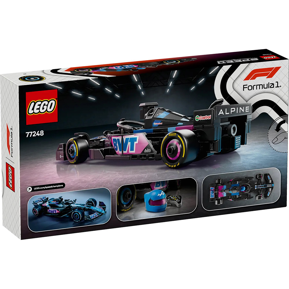 В Украине Конструктор LEGO Speed Champions Болид F1 BWT Alpine Team A524 258 элементов (77248)