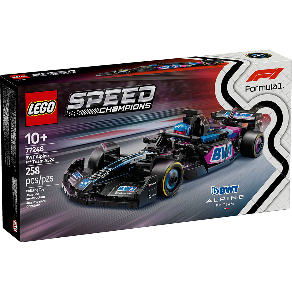 Конструктор LEGO Speed Champions Болид F1 BWT Alpine Team A524 258 элементов (77248) Конструктор LEGO Speed Champions Болид F1 BWT Alpine Team A524 258 элементов (77248)