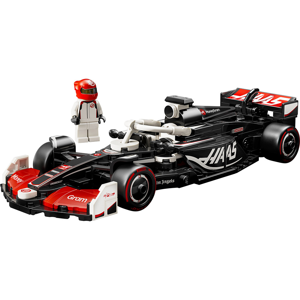 Конструктор LEGO Speed Champions Автомобиль для гонок MoneyGram Haas F1 Team VF-24 242 детали (77250) Тип классический