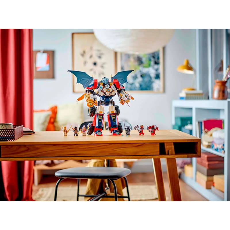 В интернет магазине Конструктор LEGO Ninjago 4 в 1 Ультраобъединительный робот Зейна 1187 эл (71834)