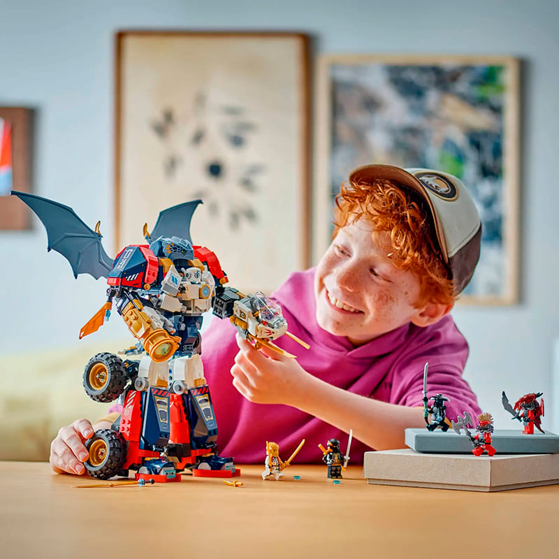 В Украине Конструктор LEGO Ninjago 4 в 1 Ультраобъединительный робот Зейна 1187 эл (71834)