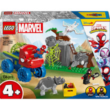 Конструктор LEGO Spidey Динозаврячий рятувальний транспорт команди Павука 136 деталей (11199)