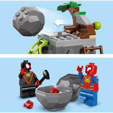 Конструктор LEGO Spidey Динозаврячий рятувальний транспорт команди Павука 136 деталей (11199)