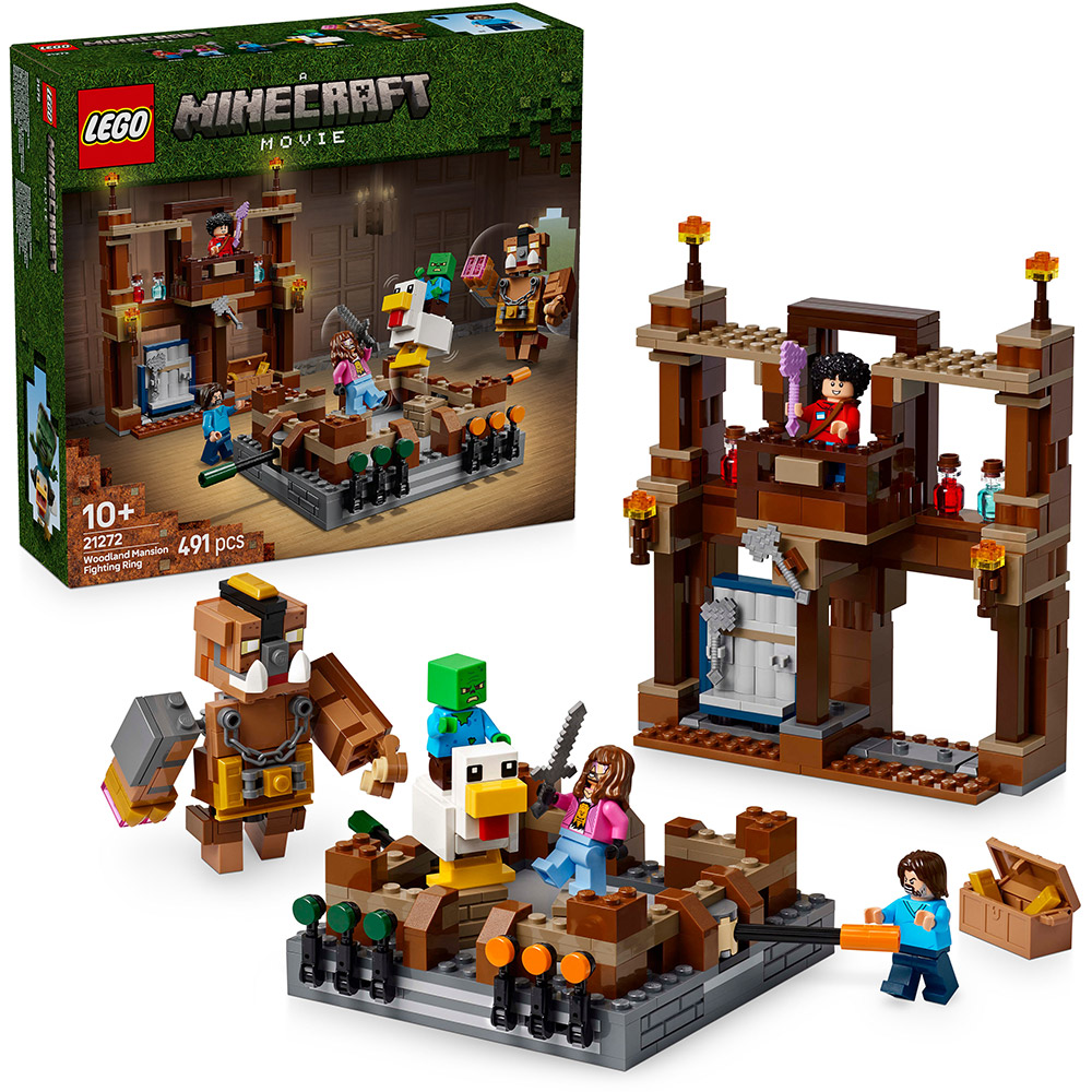Конструктор LEGO Minecraft Бойцовский ринг в лесном поместье 491 деталь (21272) Серия Lego Minecraft