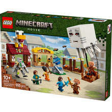 Конструктор LEGO Minecraft Напад на село з повітряною кулею Гаст 555 деталей (21273)