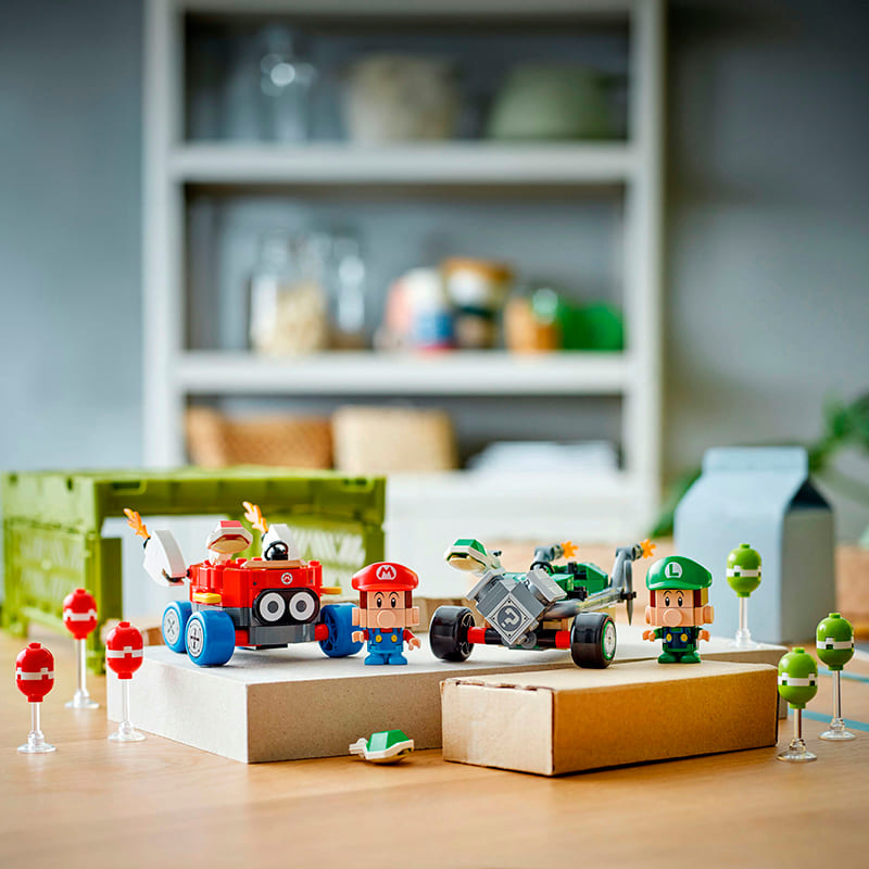 Конструктор LEGO Super Mario Mario Kart - Baby Mario vs. Baby Luigi 321 эл (72034) Тип транспорта гоночный автомобиль