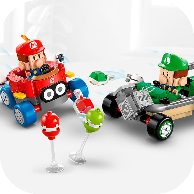 Покупка Конструктор LEGO Super Mario Mario Kart - Baby Mario vs. Baby Luigi 321 эл (72034)