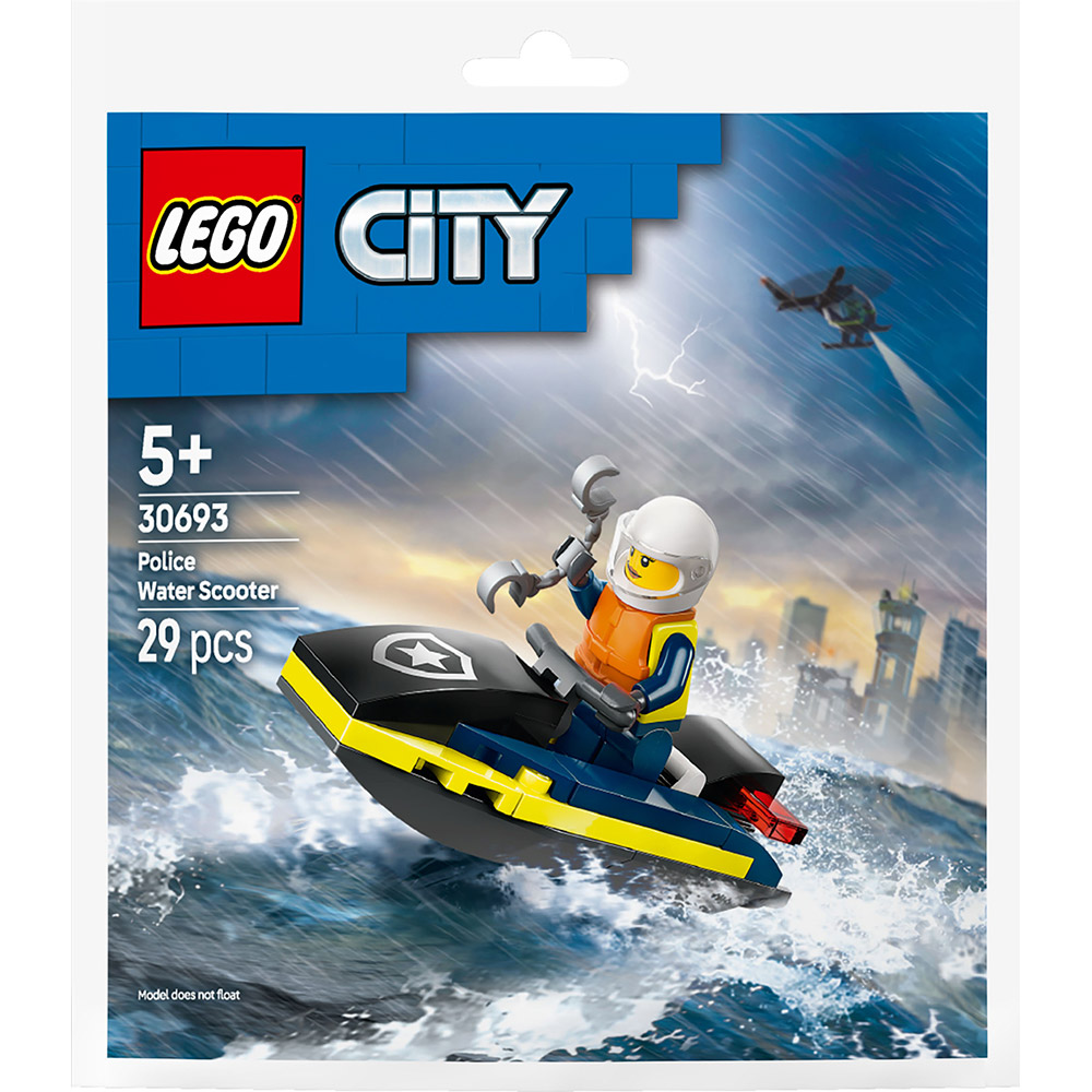 Конструктор LEGO City Полицейский катер 29 деталей (30693) Конструктор LEGO City Полицейский катер 29 деталей (30693)