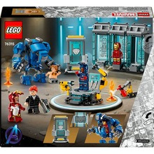 Конструктор LEGO Super Heroes Marvel Лабораторія Залізної Людини: зал обладунків 384 ел (76315)
