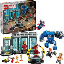 Конструктор LEGO Super Heroes Marvel Лабораторія Залізної Людини: зал обладунків 384 ел (76315)