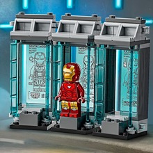 Конструктор LEGO Super Heroes Marvel Лабораторія Залізної Людини: зал обладунків 384 ел (76315)