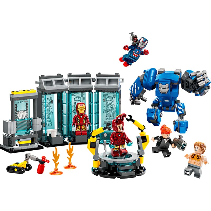 Конструктор LEGO Super Heroes Marvel Лабораторія Залізної Людини: зал обладунків 384 ел (76315) Конструктор LEGO Super Heroes Marvel Лабораторія Залізної Людини: зал обладунків 384 ел (76315)
