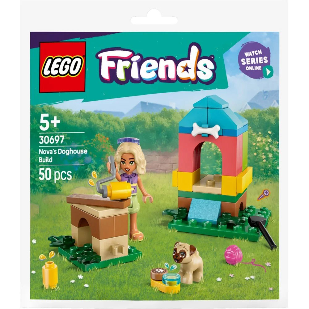 Конструктор LEGO Friends Будиночок для собачки Нові 50 елементів (30697) Конструктор LEGO Friends Будиночок для собачки Нові 50 елементів (30697)