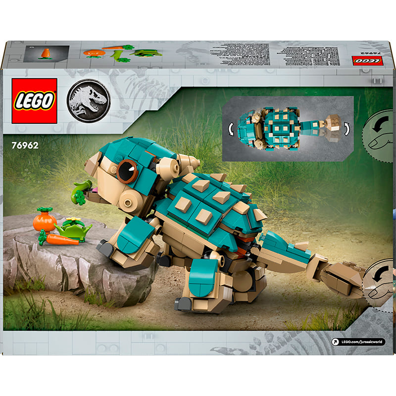 Зображення Конструктор LEGO Jurassic World Малюк Бампі: Анкілозавр 358 ел (76962)