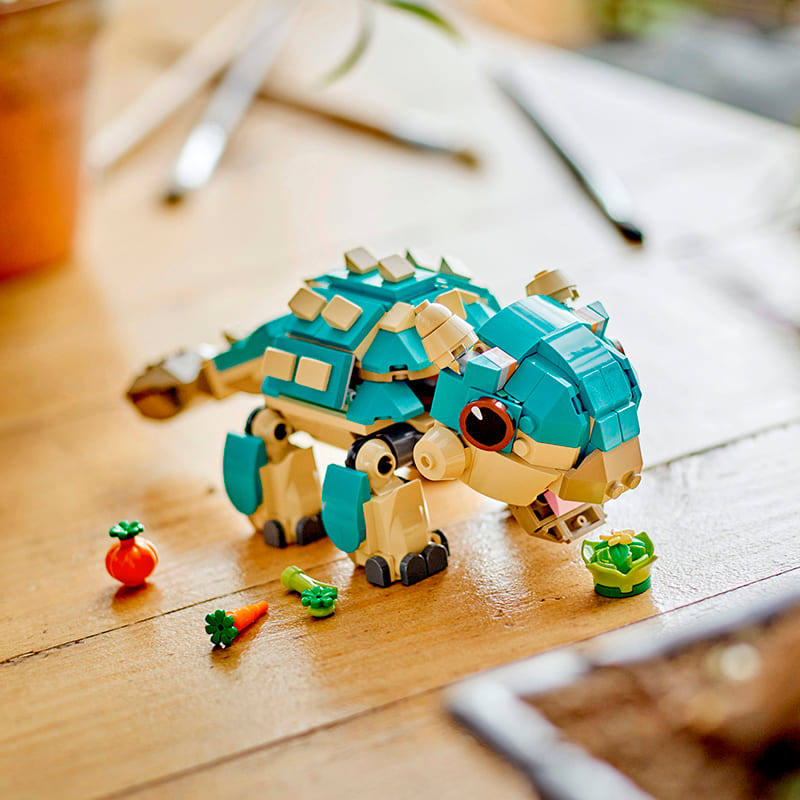 Конструктор LEGO Jurassic World Малюк Бампі: Анкілозавр 358 ел (76962) Кріплення блок