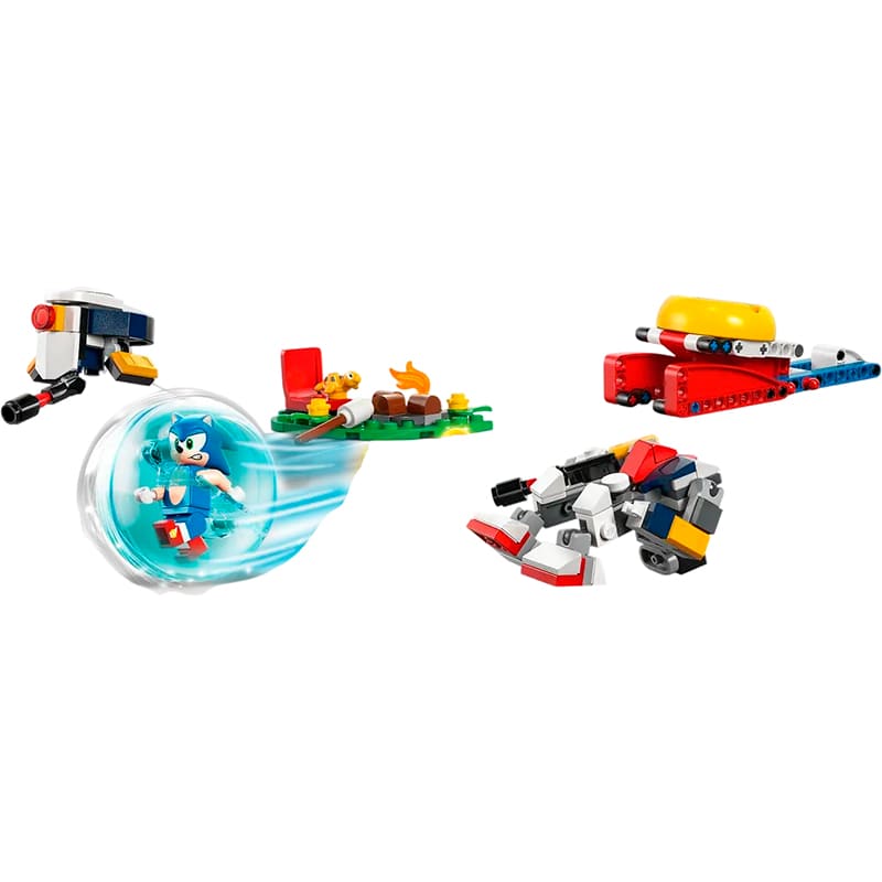 Конструктор LEGO Sonic the Hedgehog: Соник и походная битва 177 эл (77001) Серия Lego Sonic the Hedgehog