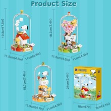 Конструктор PANTASY Snoopy Art Мир (86902)