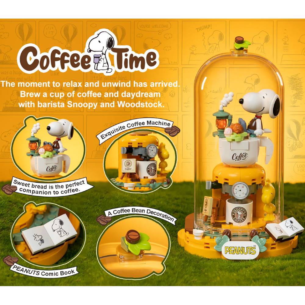 Конструктор PANTASY Snoopy Coffee Time (86903) Крепление блок